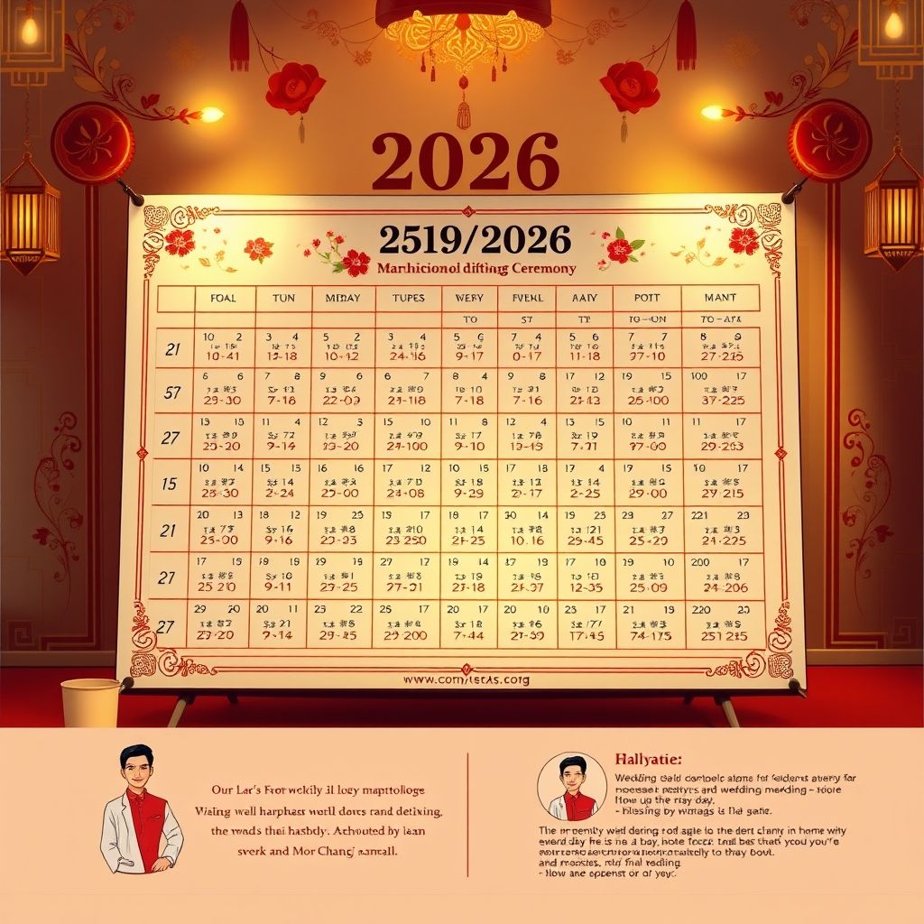 ฤกษ์แต่งงาน 2569 / 2026 รวมฤกษ์ดีสำหรับพิธีมงคลสมรส แถมเคล็ดลับจากหมอดูชื่อดัง หมอช้างและหมอลักษณ์